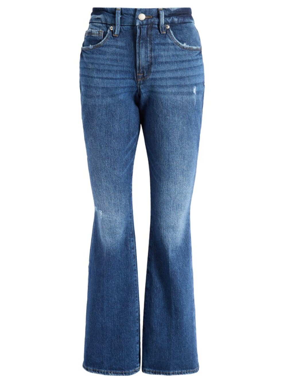 GOOD AMERICAN NWT GOOD PETITE INDIGO704 BOOTCUT JEAN. SIZE 4/27 - Picture 7 of 15